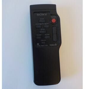 Sony VTR RMT-708 Video 8 Control Remote Camcorder Black Not tested